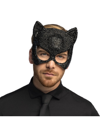 Kassi mask miraaž mustade kristallidega