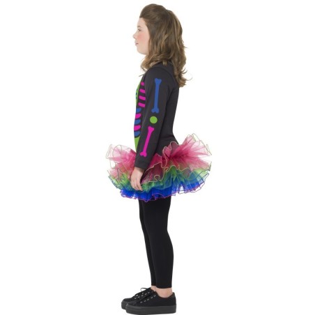 Neon Skeleton Girl Costume