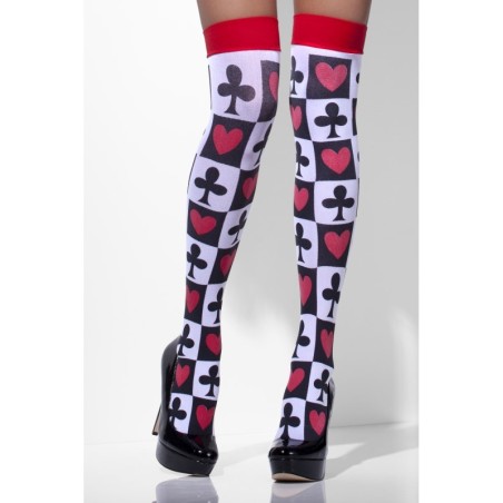 Opaque Hold-Ups White Poker Pattern