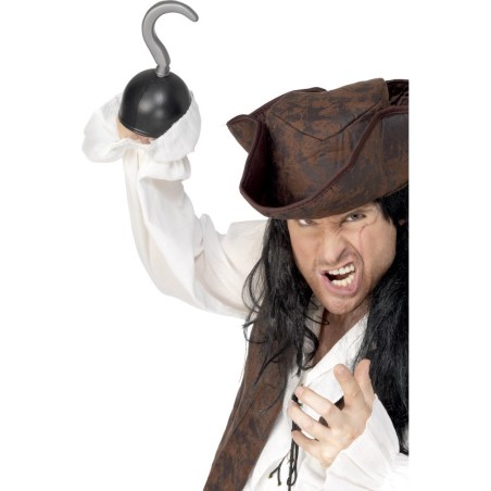 Pirate Hook, Black and Silver