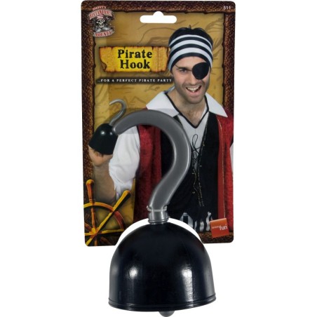 Pirate Hook, Black and Silver