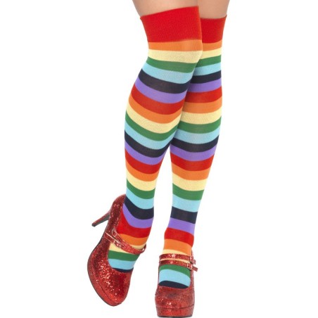 Clown Socks, Long, Multi-Coloured