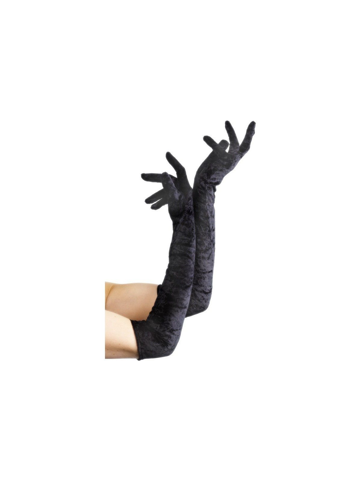 Velveteen Gloves Black