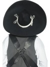 Authentic Mexican Bandit Sombrero, Black