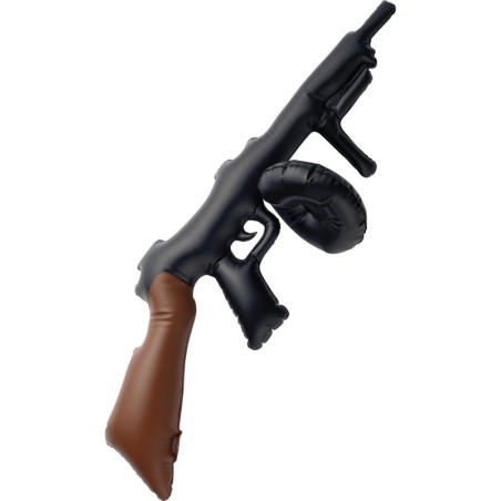Inflatable Tommy Gun, Black