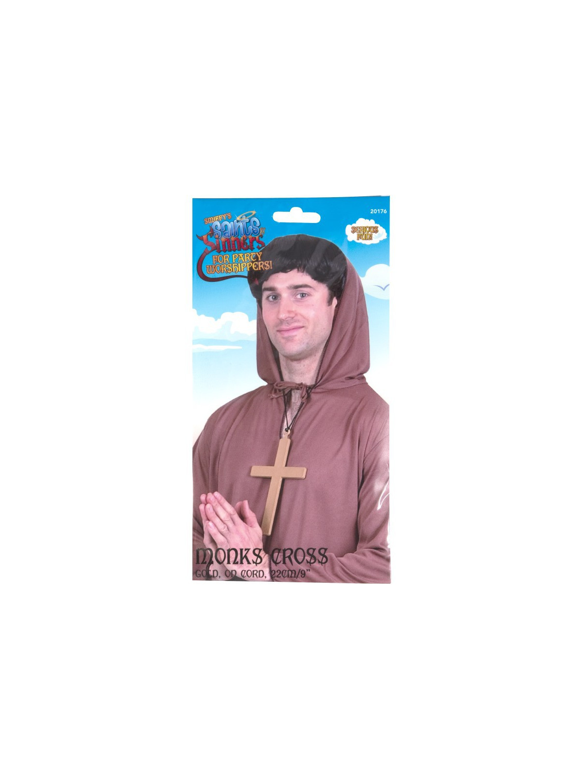 Pvc Monks Cross, Gold