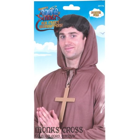 Pvc Monks Cross, Gold