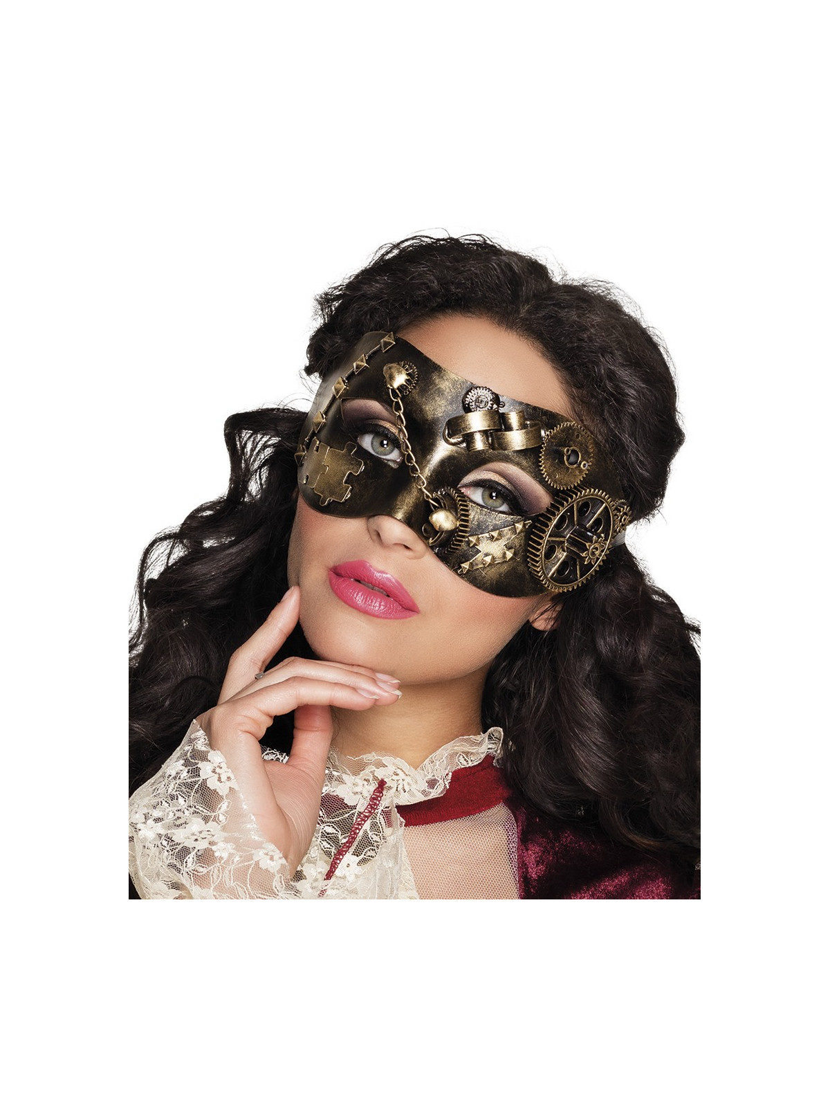 Steam Punk pidulik metalne mask