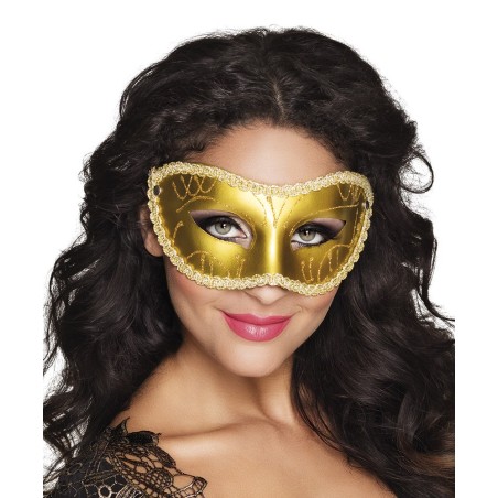 Pidulik kuldsne mask nöörkaunistusega