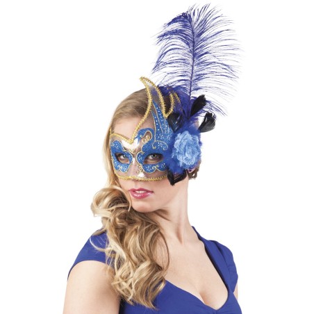 Suursugune mask sule ja kuldse kaunistusesga  Venice cigno