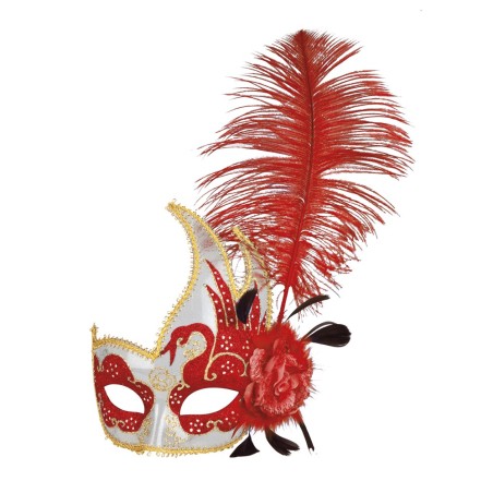 Suursugune mask sule ja kuldse kaunistusesga  Venice cigno