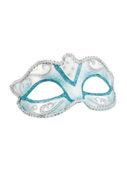 Veneetsia mask felina kuldse/hõbedase kaunistusega