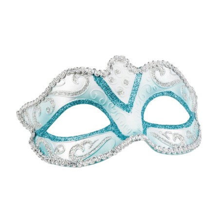 Veneetsia mask felina kuldse/hõbedase kaunistusega