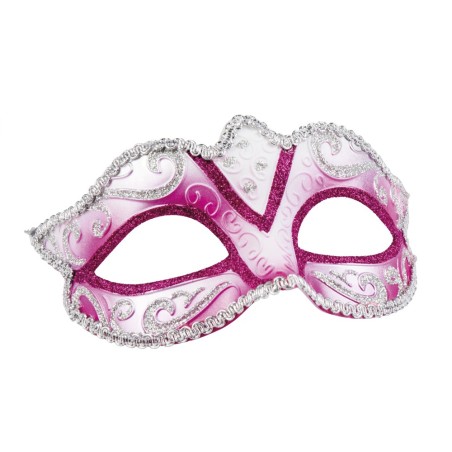 Veneetsia mask felina kuldse/hõbedase kaunistusega