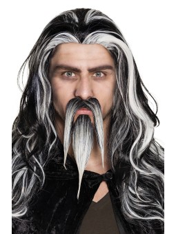 Hallid võluri habemetutt ja vuntsid