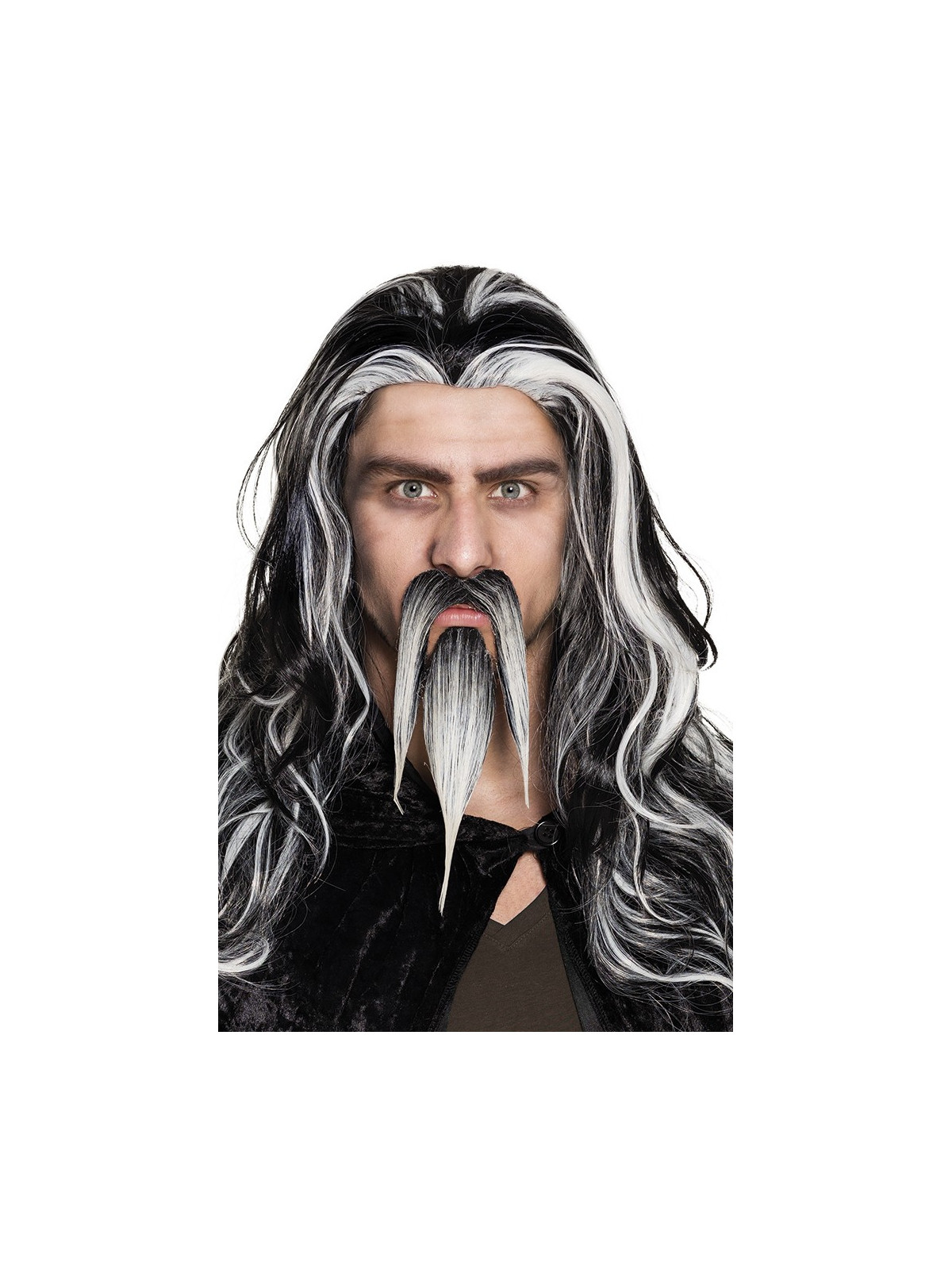 Hallid võluri habemetutt ja vuntsid