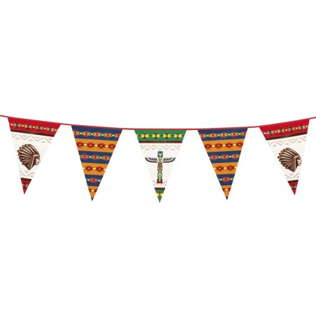 Dekoratisoon- indaaniteemalised lipukesed 6m paelal