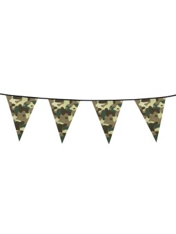 Dekoratsioon- kamuflaaž lipukesed 6m paelal