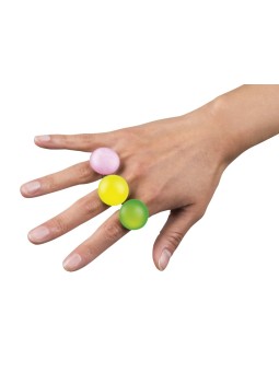 Sõrmused ümara kiviga