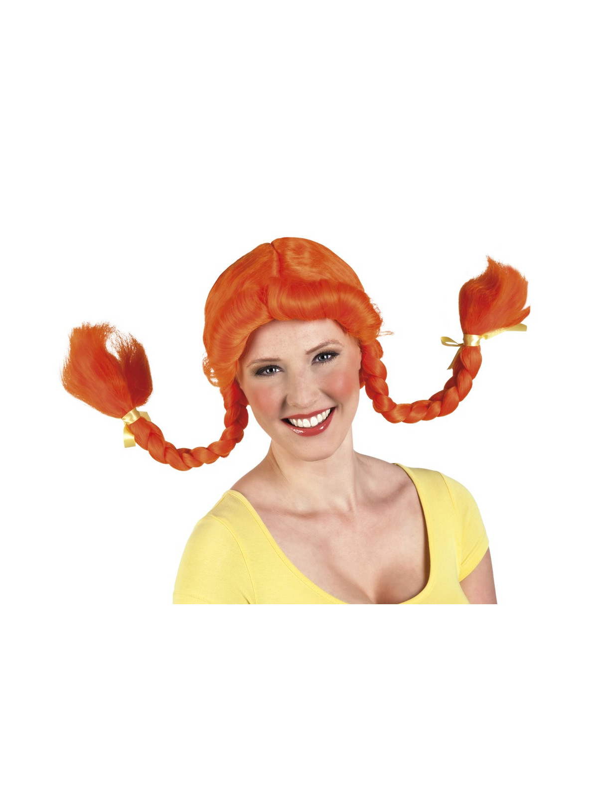 Punane parukas patsidega