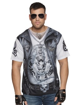 T-särk baiker/rokkar meeste L