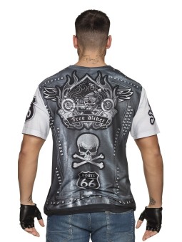 T-särk baiker/rokkar meeste L