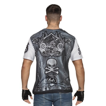 T-särk baiker/rokkar meeste L