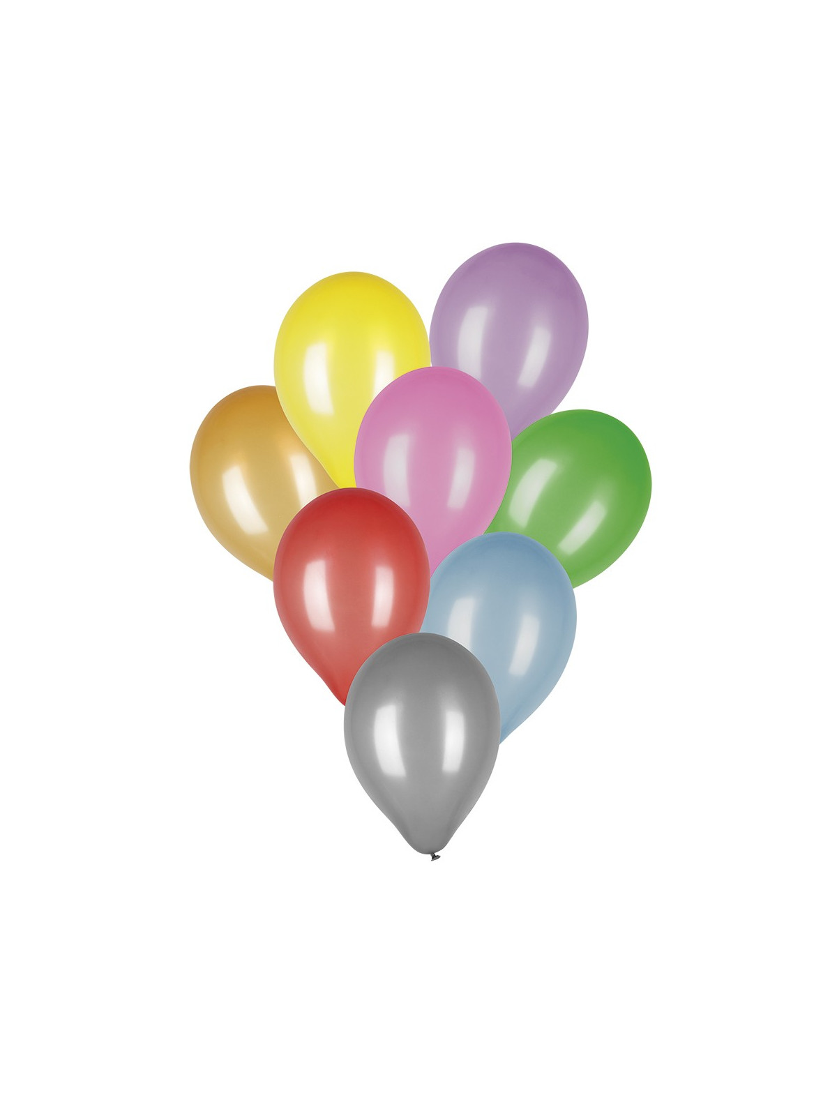 Õhupallide metalvärvi komplekt 8tk/8värvi