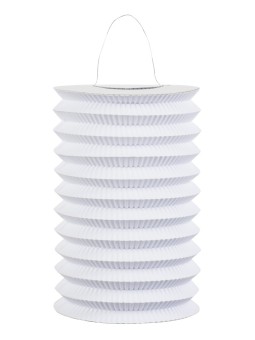 Silinder valge paberlatern 15cm