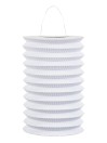 Silinder valge paberlatern 15cm