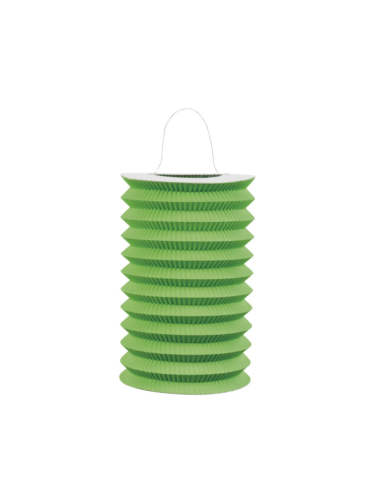 Silinder roheline paberlatern 15cm
