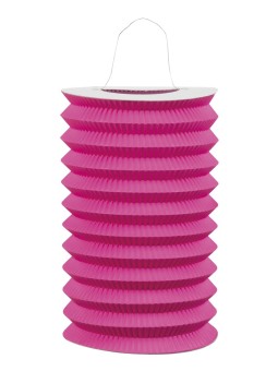 Silinder roosakaslilla paberlatern 15cm