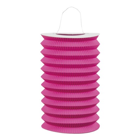 Silinder roosakaslilla paberlatern 15cm