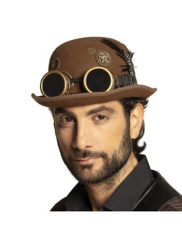 Steampunk kaabu prillidega