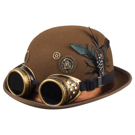 Steampunk kaabu prillidega