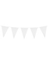 Dekoratsioon-valged suured lipukesed 10m