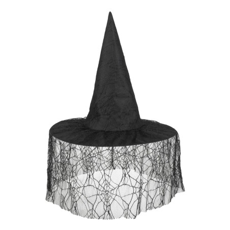 Nõiamüts musta ämblikuvõrk looriga