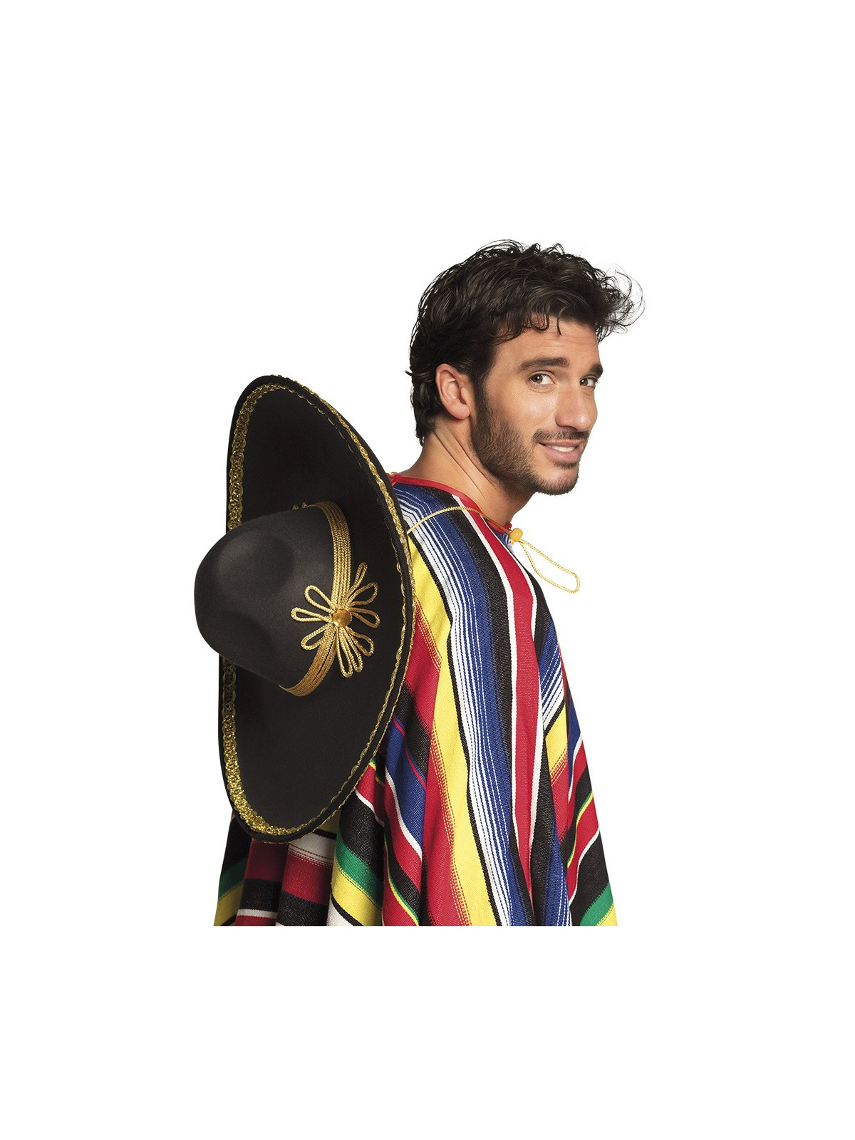 Suur sombreero kuldse äärega