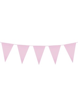 Dekoratsioon- Roosad  lipukesed 10m