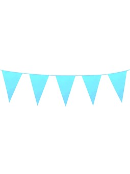 Dekoratsioon- helesinised lipukesed 10m.