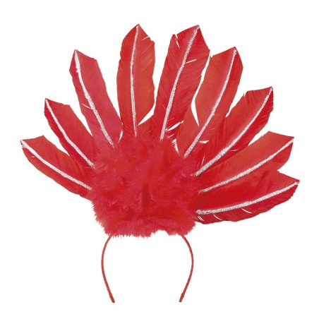 Samba punaste sulgedega peaehe