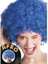 Afro parukas sinine