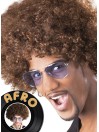 Afro parukas pruun