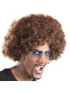 Afro parukas pruun