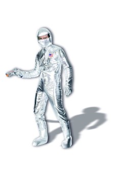 Hõbedane kosmonaudi kostüüm- M