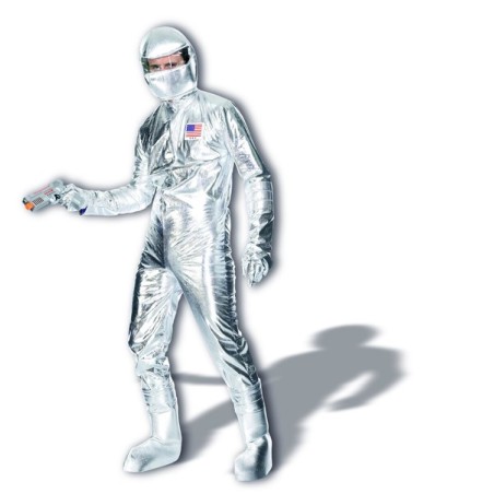 Hõbedane kosmonaudi kostüüm