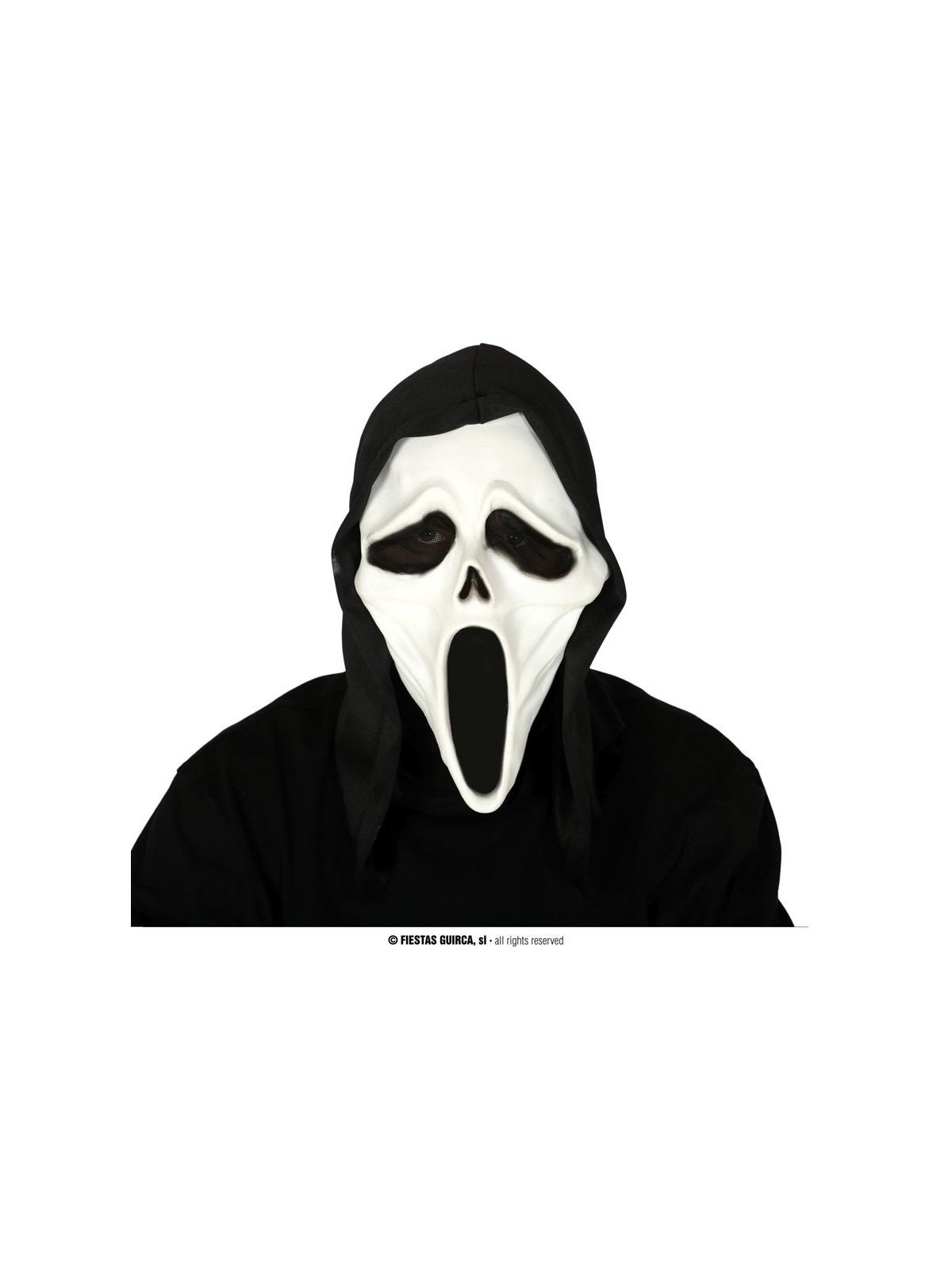 Valge karjuva kummituse mask