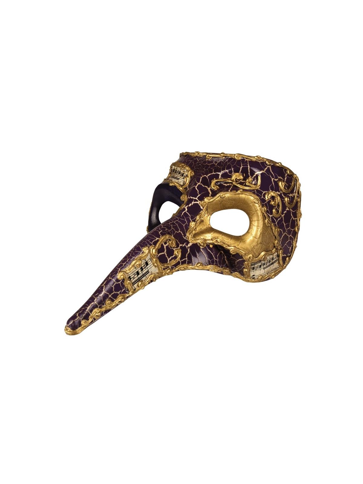 Veneetsia nokkmask kuldse kaunistusega