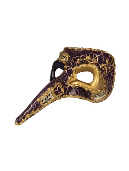 Veneetsia nokkmask kuldse kaunistusega