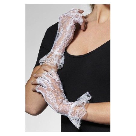 Valgest pitsist kindad ilma sõrmedeta